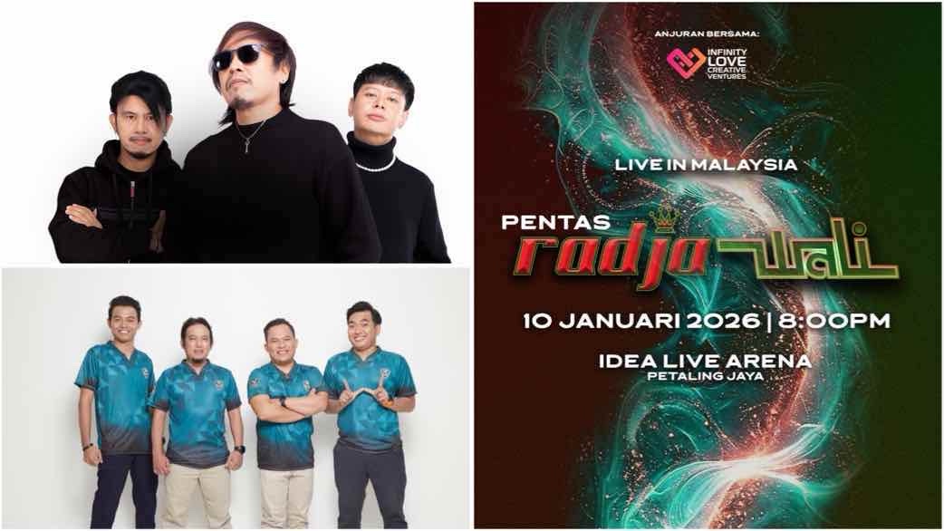 Radja dan Wali Satukan Kuasa Muzik Nusantara di Pentas RadjaWali 2026